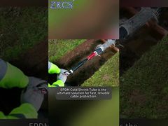 Большая трубка 14-33mm сокращения OD EPDM кабеля холодная для коэффициента сокращения OD кабеля высокого