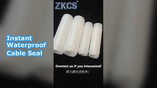 прозрачная трубка холодной усадки