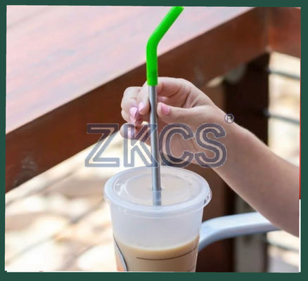 Многоразовая силиконовая соломинка – мягкая, гибкая, пищевая, разрезаемая и портативная