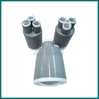 Холодная усадка для разветвления | Пневматическое расширение 3-пальцевого силиконового резинового разветвителя кабеля для силовых систем 12/20 кВ